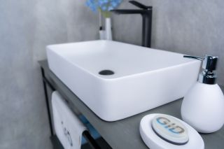 Раковина Gid Wm9396 51189 накладная белый матовый 60x34x11